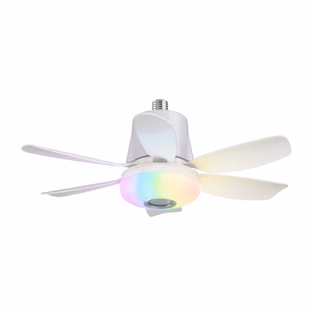 luckyled bombilla verntilador rgbcct blanco con altavoz e27 30w lf m47 btbk 87f95c82 38f8 48b5 98a0 e75a5bdaa2da