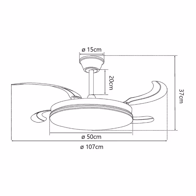 blancluckyled ventilador techo led eco blanco eb1f2668 ffb0 47be 8276 26e9bcaab0bb