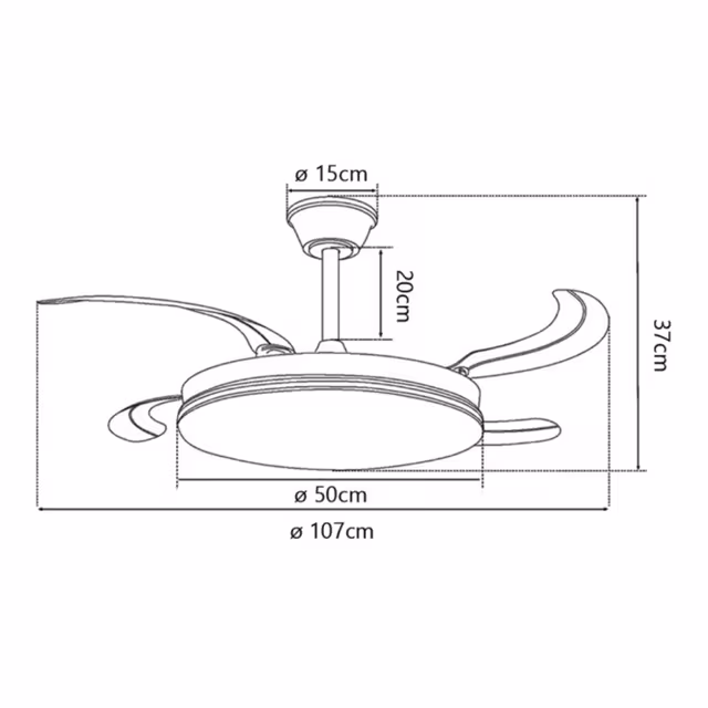 cretaluckyled ventilador creta 16026 05